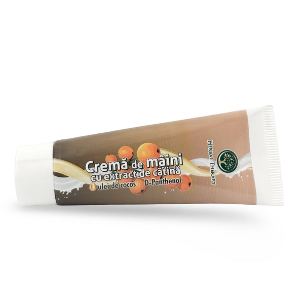 Cremă de Mâini cu Extract de Cătină și Ulei de Cocos, 50 ml