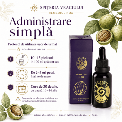 Remediu Natural Tiroidă și Menopauză – NOX Sănătate Feminină | 30ml