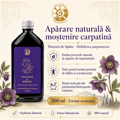 Tinctură de Spânz – Rețetă Străveche pentru Susținerea Organismului | 500ml