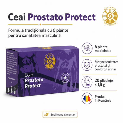 Ceai Natural Prostată – Prostato Protect | Sănătate Urinară Masculină