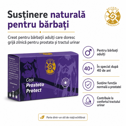 Ceai Natural Prostată – Prostato Protect | Sănătate Urinară Masculină