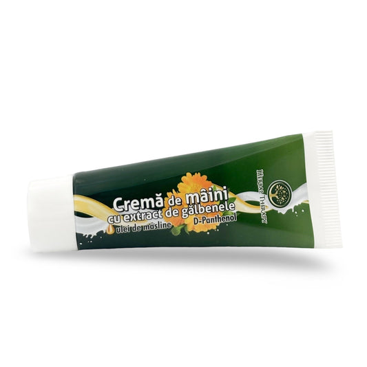 Cremă de Mâini cu Extract de Gălbenele și Ulei de Măsline, 50 ml